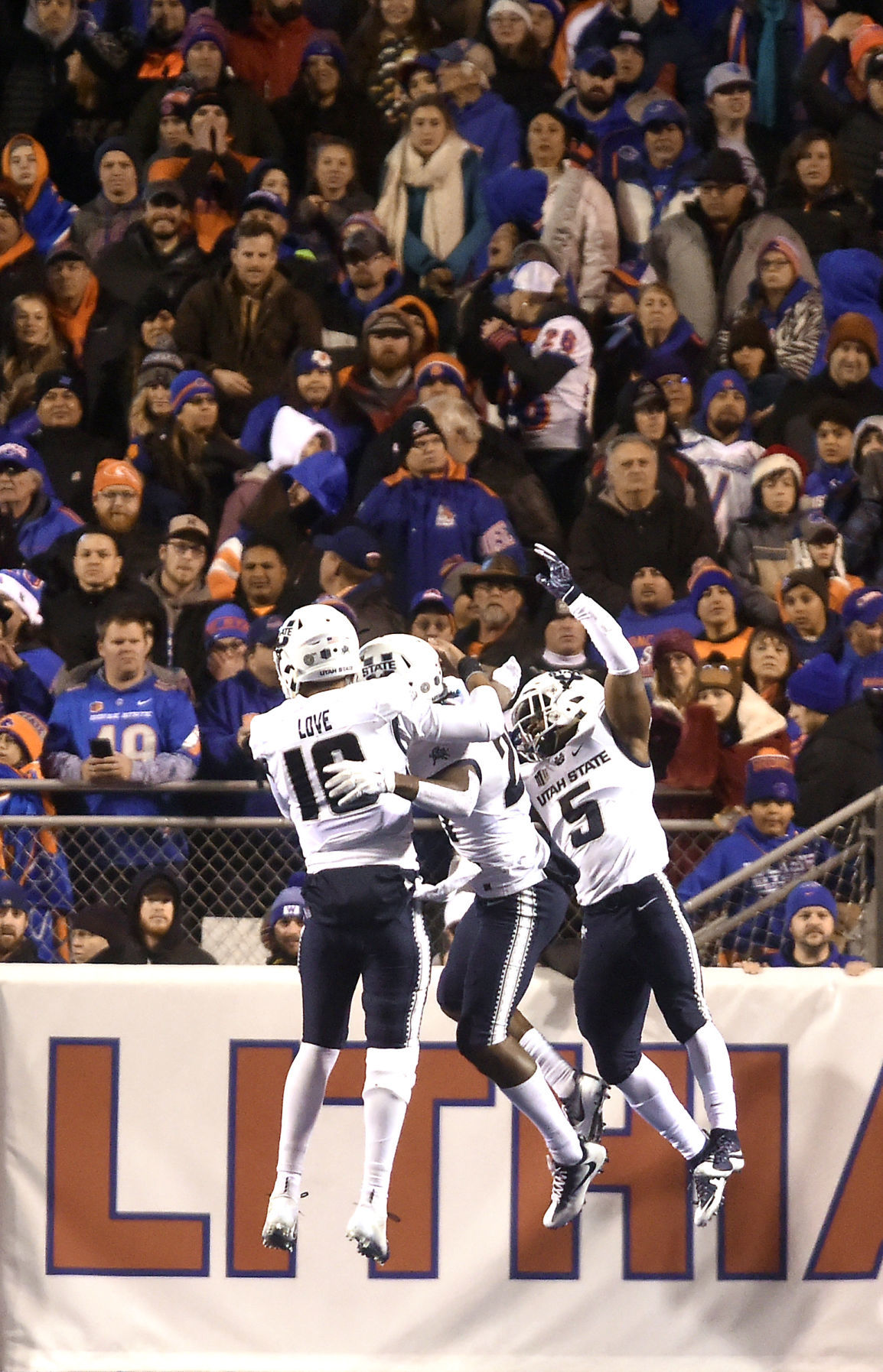 Football - Utah State Vs. Boise State